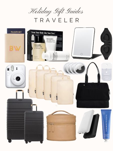 All the necessities for the traveler! Beis Luggage, travel products from Necessaire and a monogrammed passport sleeve are all great gifts! 

#LTKGiftGuide #LTKHoliday