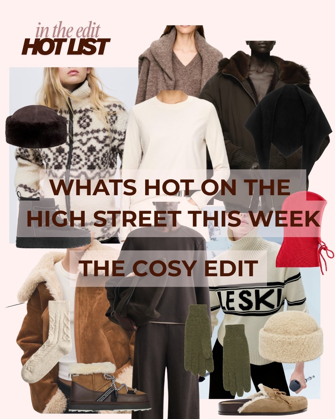 What’s hot on the high street this week - the cost edit 

Winter outfits 
Hats
Gloves 
Knits 
Coats 

#LTKstyletip #LTKwinter #LTKeurope