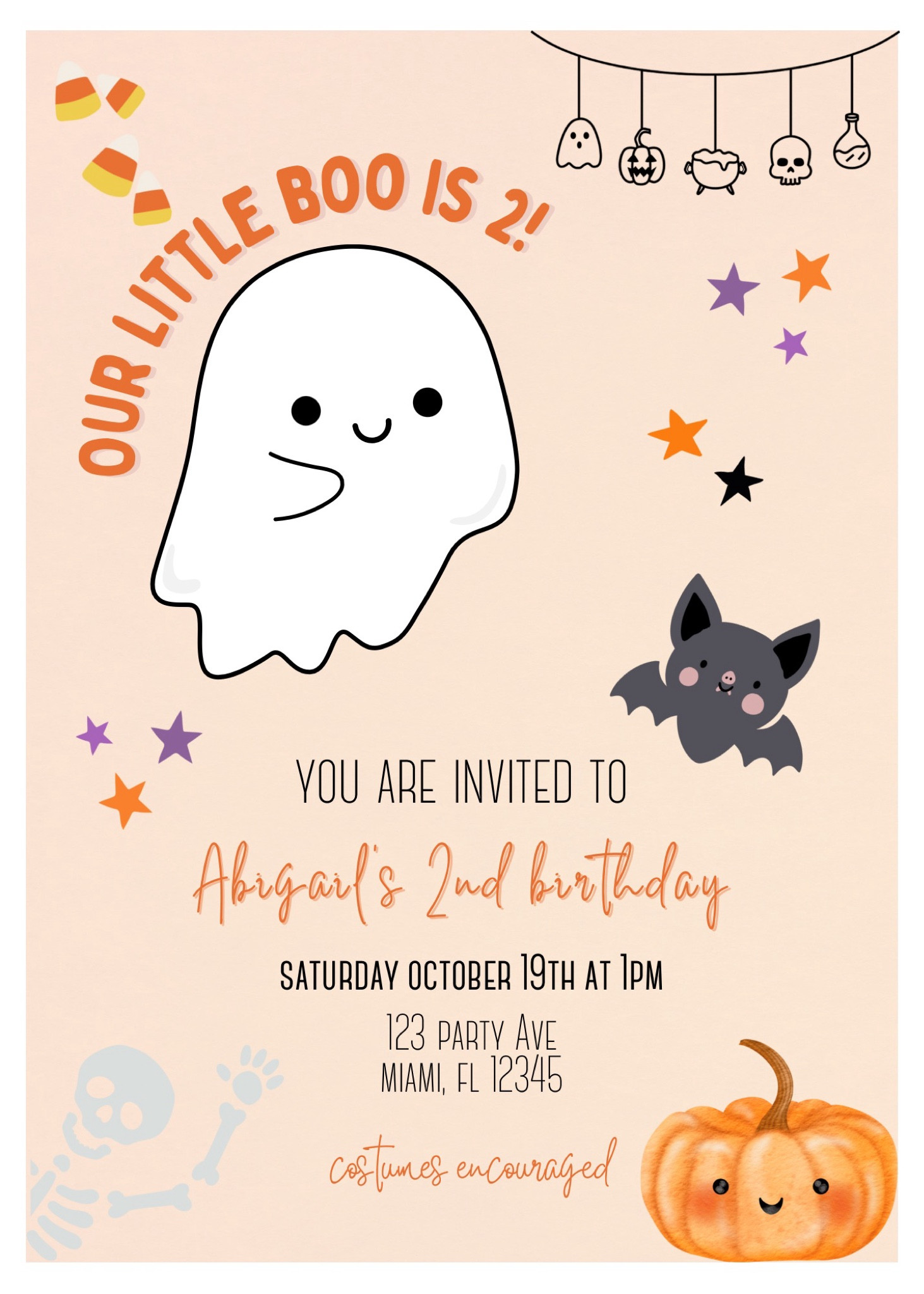 Our little boo is 2 - birthday invitation! 

#LTKSeasonal #LTKKids #LTKParties