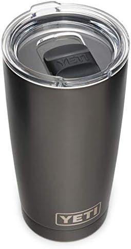YETI Rambler 20 oz Tumbler, Stainless Steel, Vacuum Insulated with MagSlider Lid, Graphite | Amazon (US)