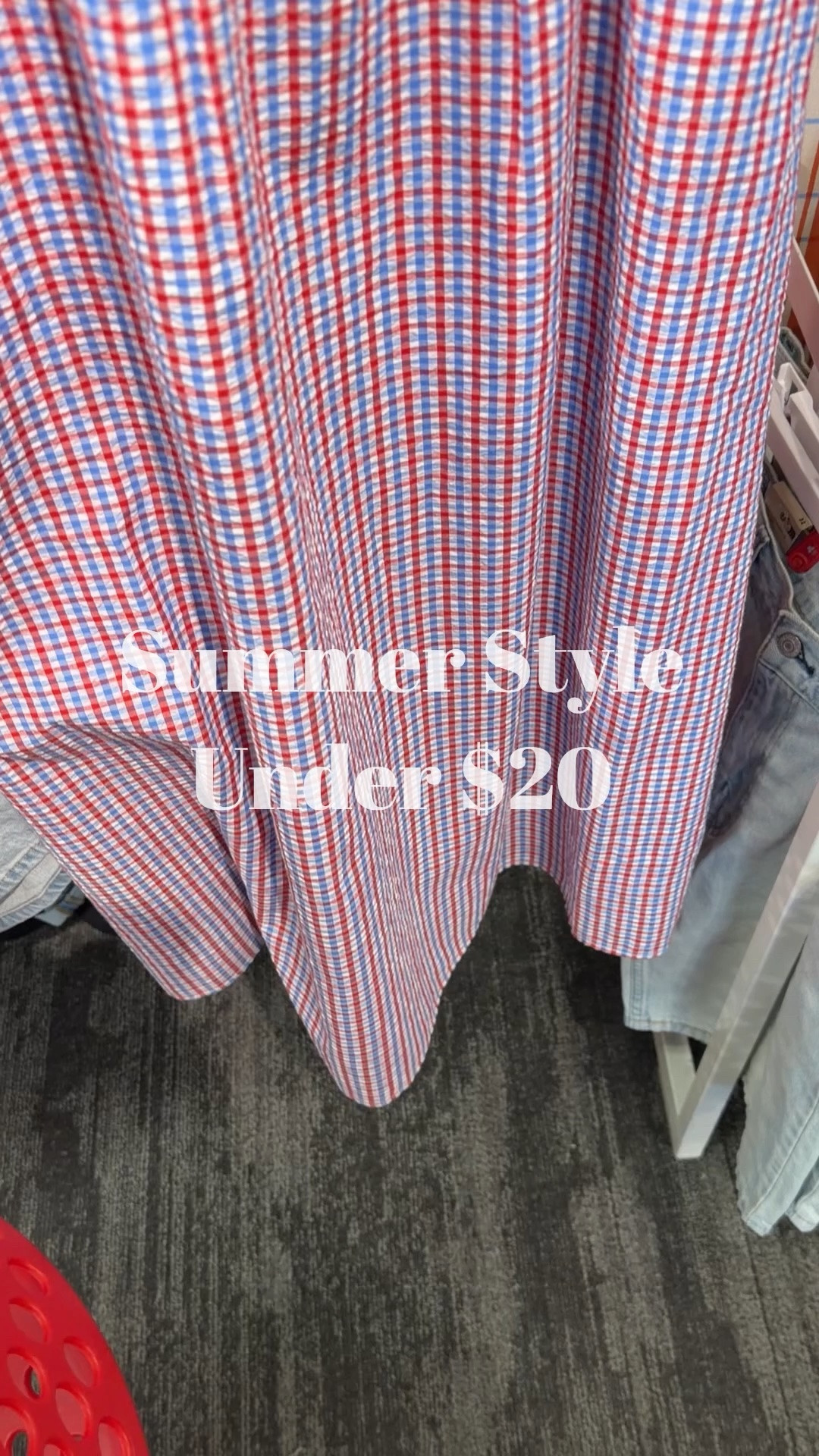 American 🇺🇸, gingham, and under $20 say less!! 

Perfect for summer and 4th of July! 
@Target has outdone themselves with this one! 

#dress #summerdress #deal #gingham

#LTKmomlife #LTKSaleAlert #LTKootd