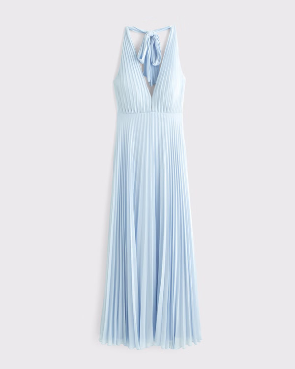 Women's The A&F Giselle Halter Maxi Dress | Women's Dresses & Jumpsuits | Abercrombie.com | Abercrombie & Fitch (US)