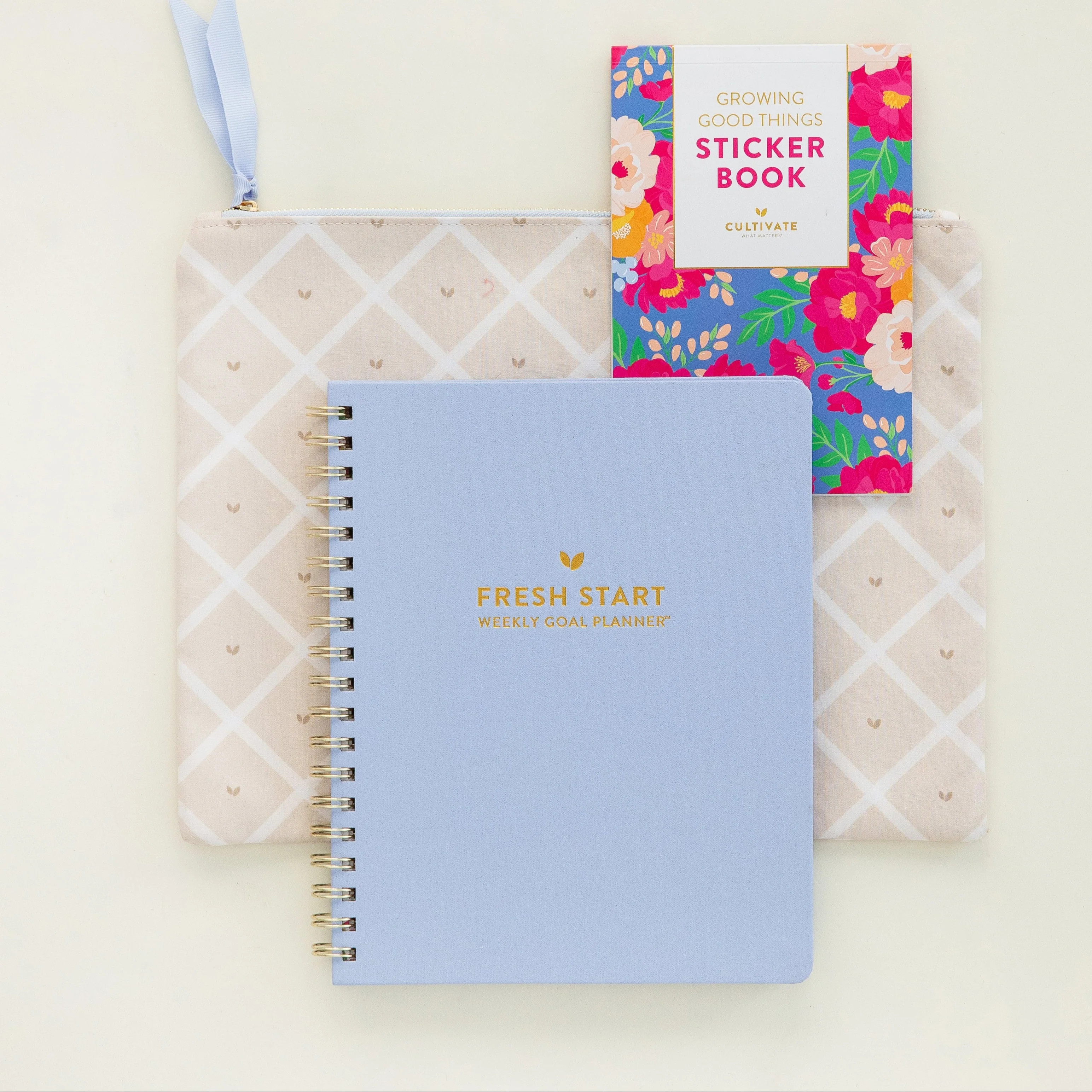 Fresh Start Weekly Goal Planner | Snowfall | Cultivate What Matters