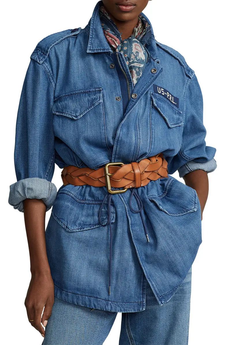 Military Denim Field Jacket | Nordstrom