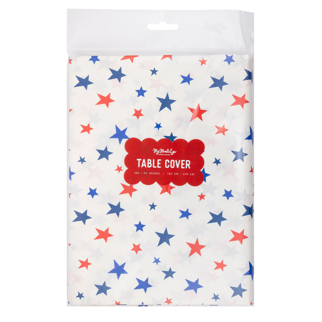 Americana Stars Paper Table Cover | My Mind's Eye