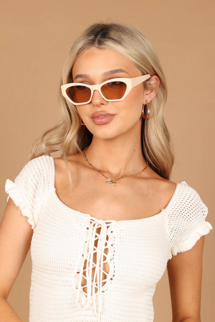 Augie Sunglasses - Beige | Petal & Pup (US)
