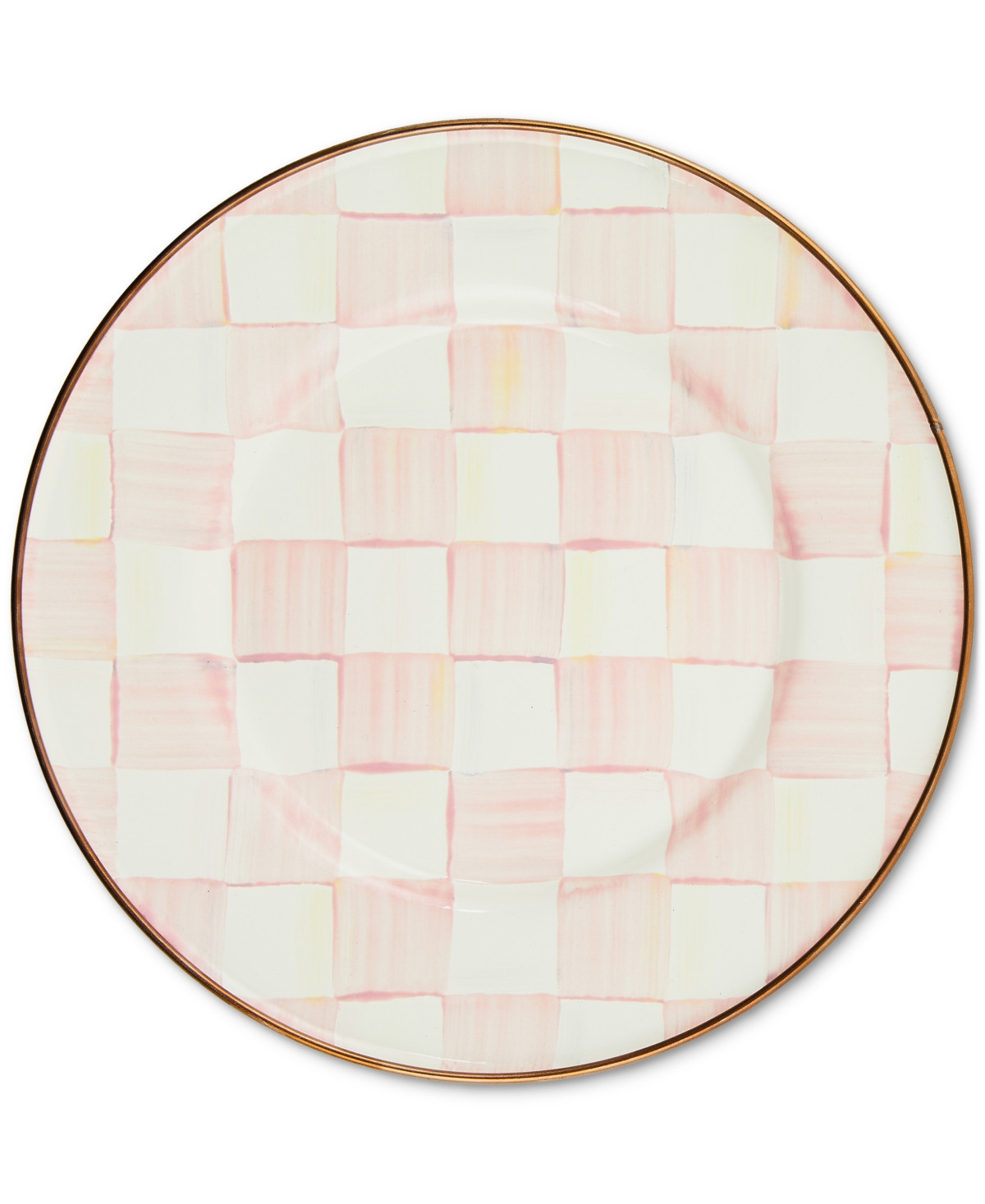 Mackenzie-Childs Rosy Check Salad/Dessert Plate | Macy's