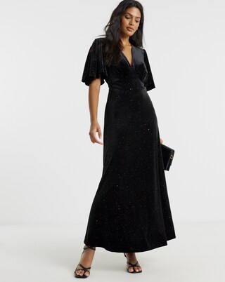 Twisted Wunder Sofia Velvet Maxi Dress | Simply Be | Simply Be (UK)
