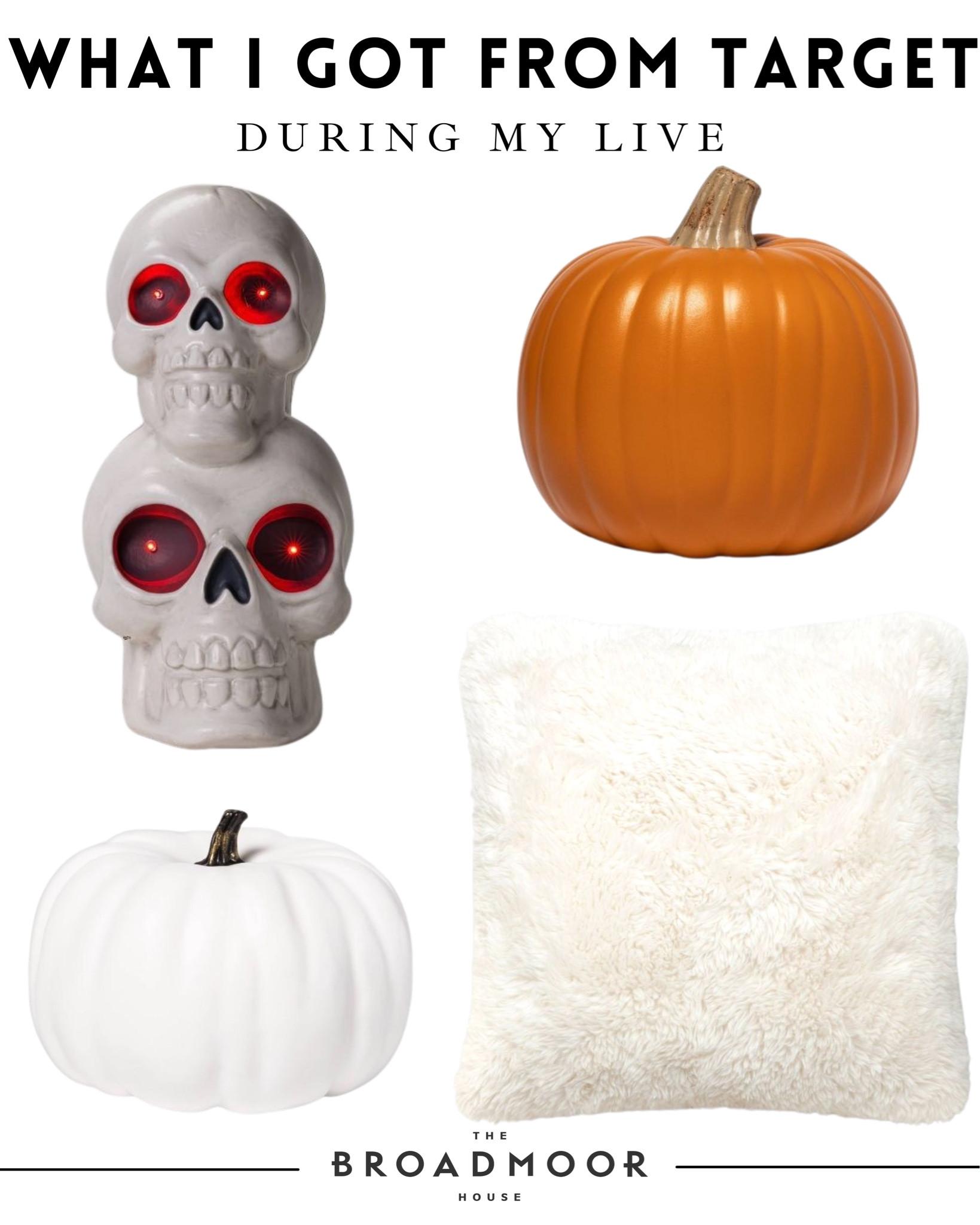 What I bought from Target on my live!!


fall decor , home , coffee table , living room , bedroom , halloween decor , home decor , bedding , bathroom , master bedroom  , console table , dining room , dining table ,rug , rugs , nightstand , home office , kitchen, Halloween, holiday, Christmas , tree, lighting, brass, gold, modern, transitional, decor, 

#LTKHalloween #LTKSeasonal #LTKhome