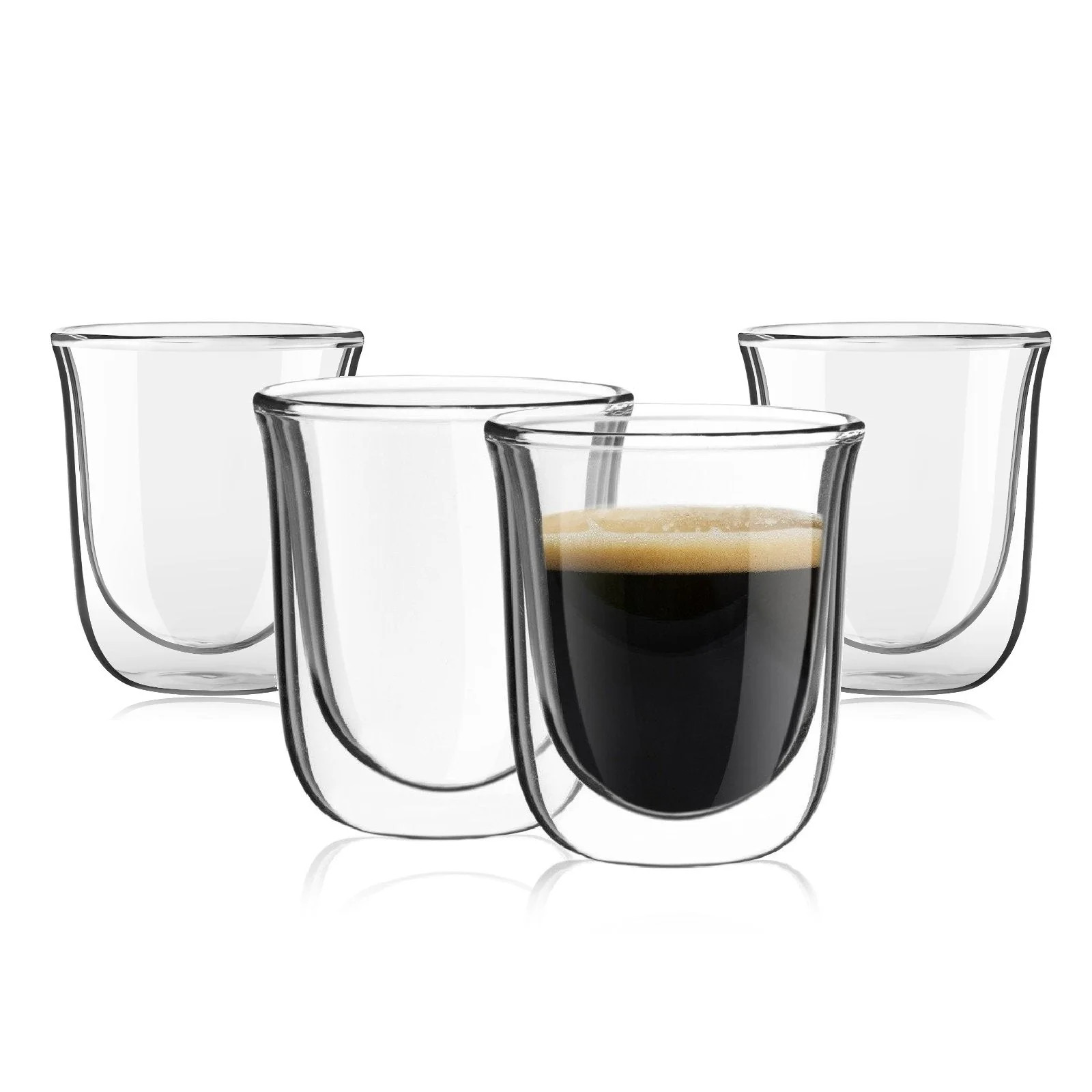 Javaah Double Wall Insulated Glasses - 2 oz - Set of 4 | Shop Simon