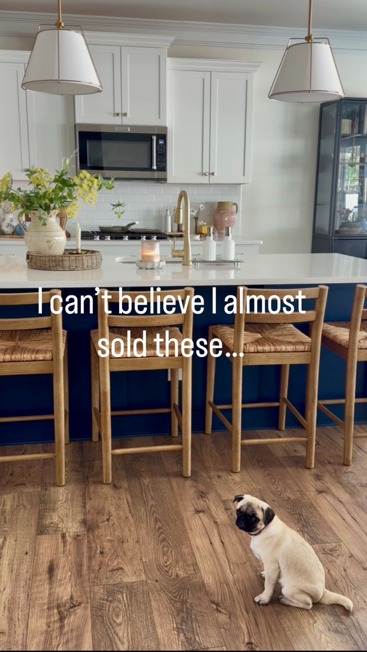 I shopped my own house… and found THESE 🤍

These stools have been hiding in my closet for 6 months (with Sally 😅) and I forgot how good they were.

So I pulled them out… chaos, dogs, skeleton and all… and brought them back where they belong.

And now I’m wondering why I ever put them away 😍

Also don’t worry… my other stools didn’t go far 👀



#liketkit #ltkhome #walmarthome #kitcheninspo #homeinspo