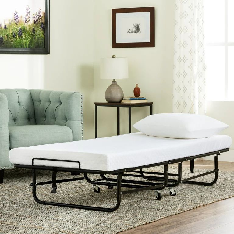 Better Homes & Gardens Rollaway Guest Bed with Memory Foam Mattress, Cot | Walmart (US)