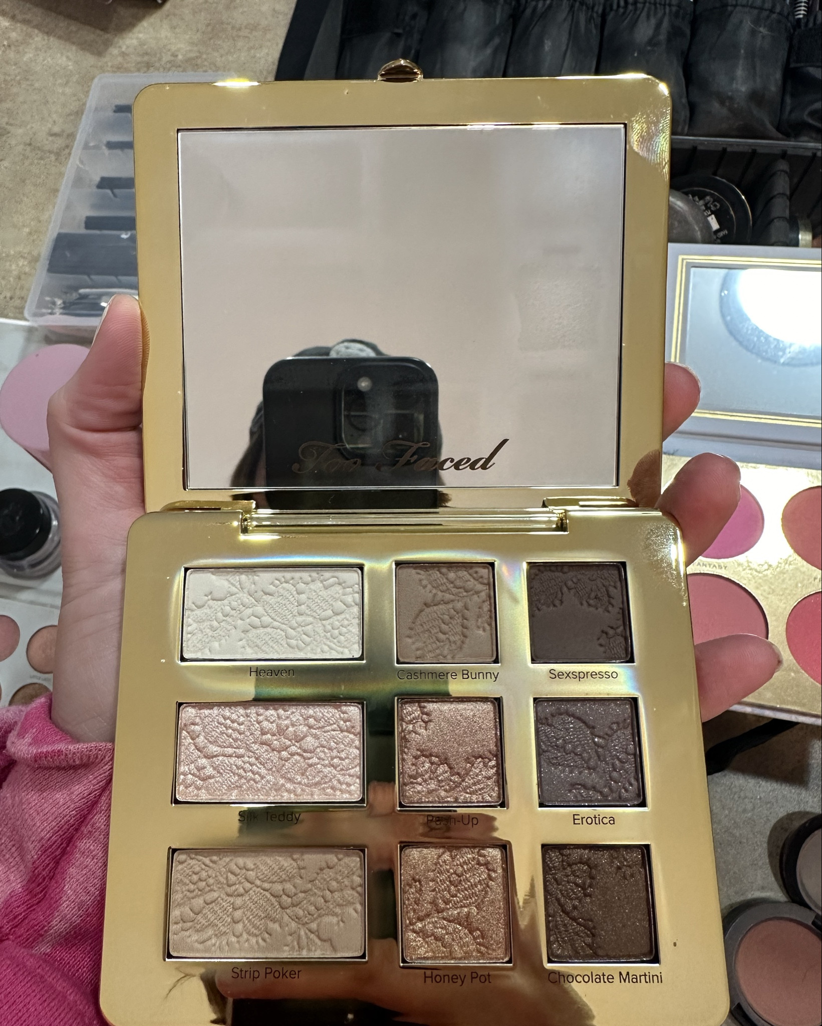 Neutral eyeshadow palette 

Makeup 
Beauty 
Neutral 
Wedding make up 
Bridal 
Make up artist 
Too faced
Sephora 
Ulta beauty 

#LTKBeauty #LTKFindsUnder50 #LTKWedding