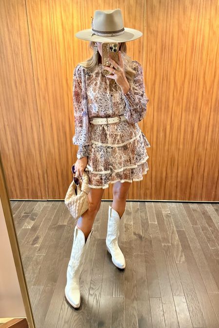 Love this fall dress. I have styled it in this cowgirl chic way that you could wear this and dress it up to brunch with heels or wedges. I’m wearing a size small if it’s true size

#LTKover40 #LTKfindsunder100 #LTKCon