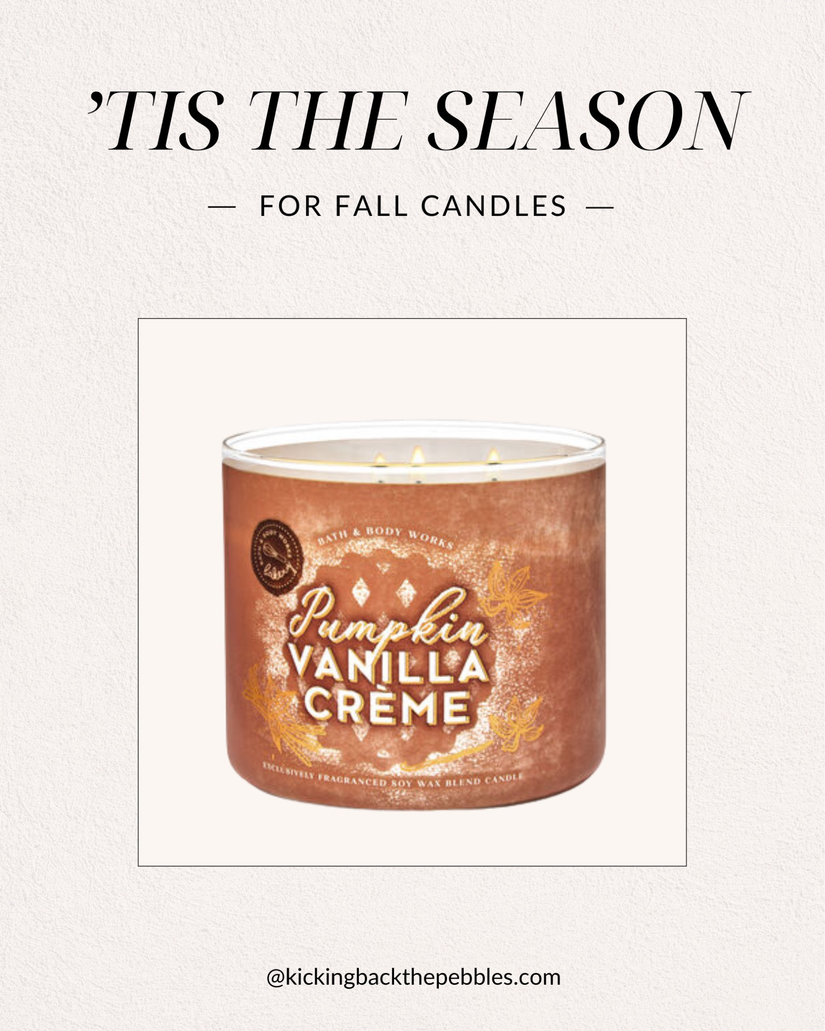 🎃 Bring the cozy feels home with the 𝘗𝘶𝘮𝘱𝘬𝘪𝘯 𝘝𝘢𝘯𝘪𝘭𝘭𝘢 𝘊𝘳𝘦̀𝘮𝘦 fall candle from Bath & Body Works! A perfect blend of sweet and spicy to make your space feel warm and inviting. #BathAndBodyWorks #FallCandle #PumpkinSpice #HomeFragrance #CozyVibes

#LTKHome #LTKSeasonal
