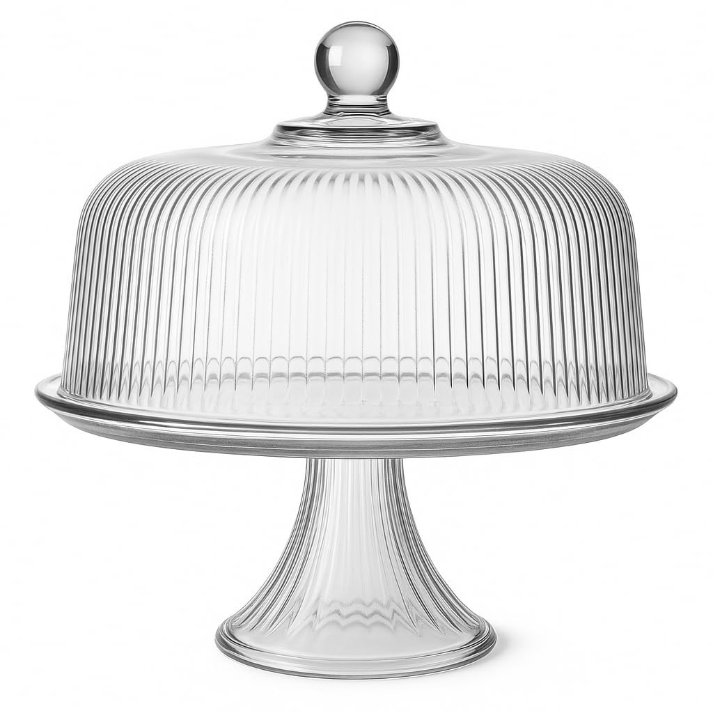 Anchor Hocking Monaco Cake Set, STD, Crystal | Amazon (US)