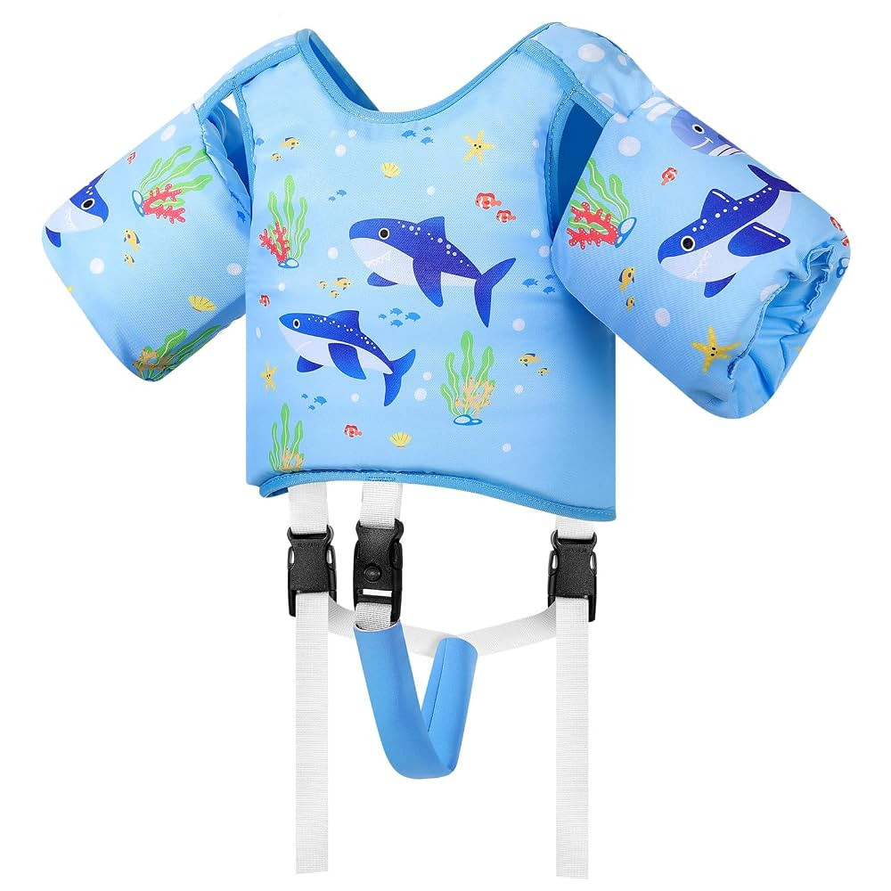 MoKo Swim Vest for Kids - Swim Floats Jacket for 2-3-4-5-6 Years (22-30-50-66LBS), Toddler Floati... | Amazon (US)
