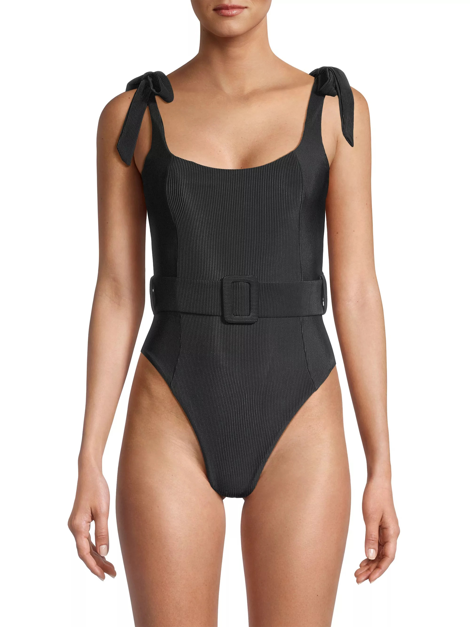 Sydney Ribbed One-Piece Swimsuit | Saks Fifth Avenue