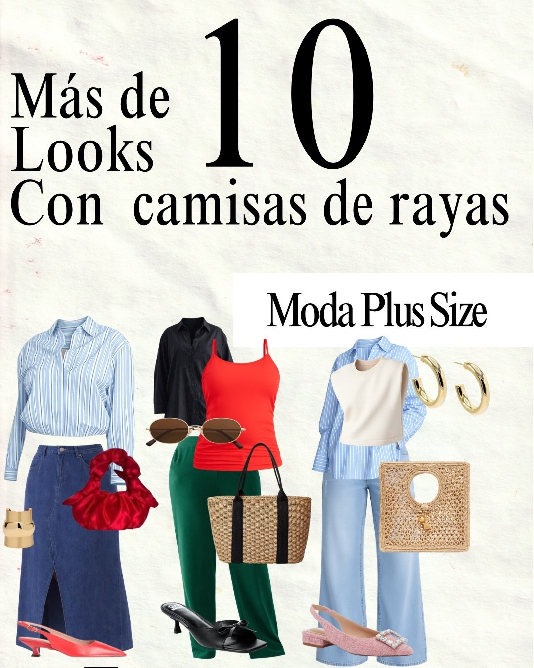 Las camisas de rayas siempre nos sacan de apuros, ve por las tuyas y crea tus looks Plus Size ! 

#LTKActive #LTKSeasonal #LTKPlusSize