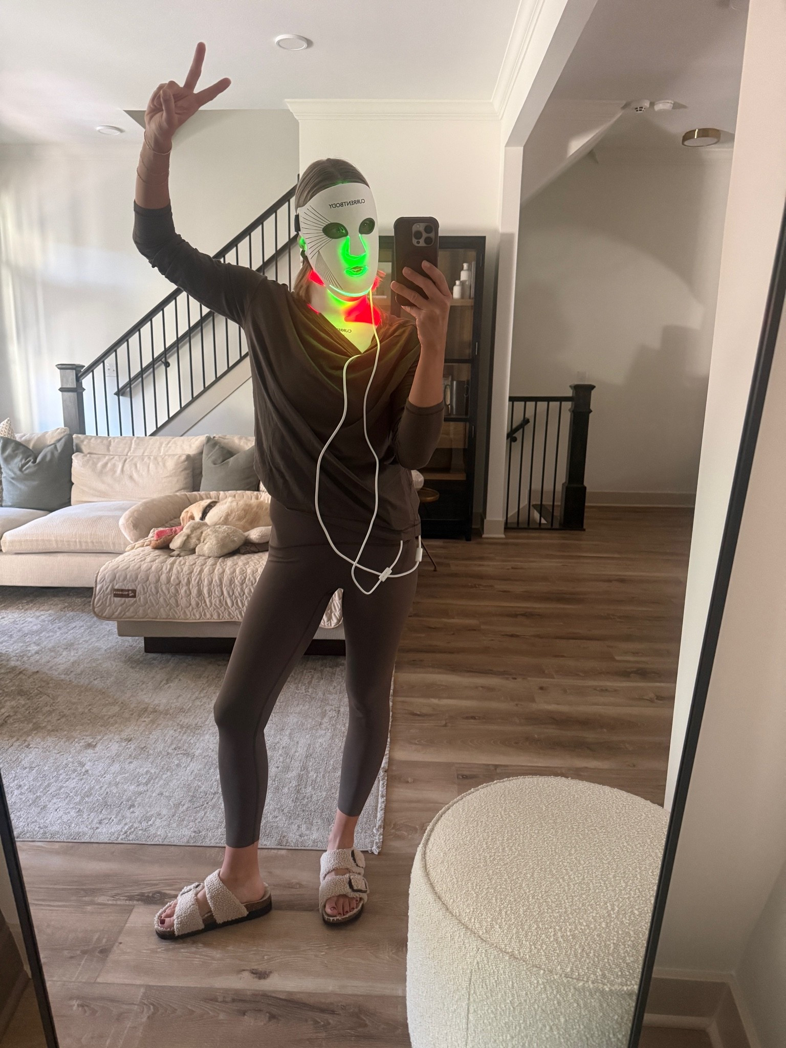 Wearing small leggings + tank (code: LAWXSPANX - first time purchase only)

Mask Code: LINDSEY10