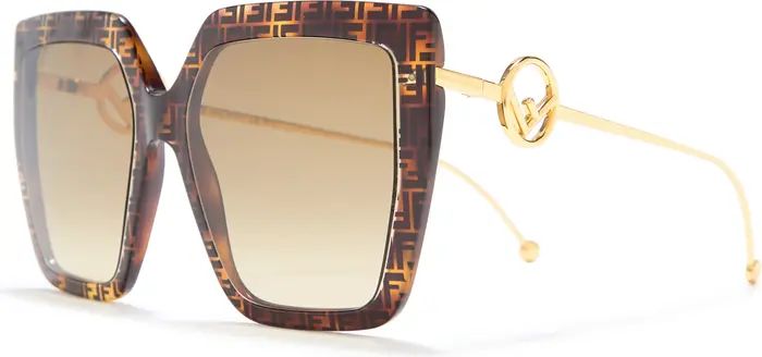 56mm Oversized Square Sunglasses | Nordstrom Rack