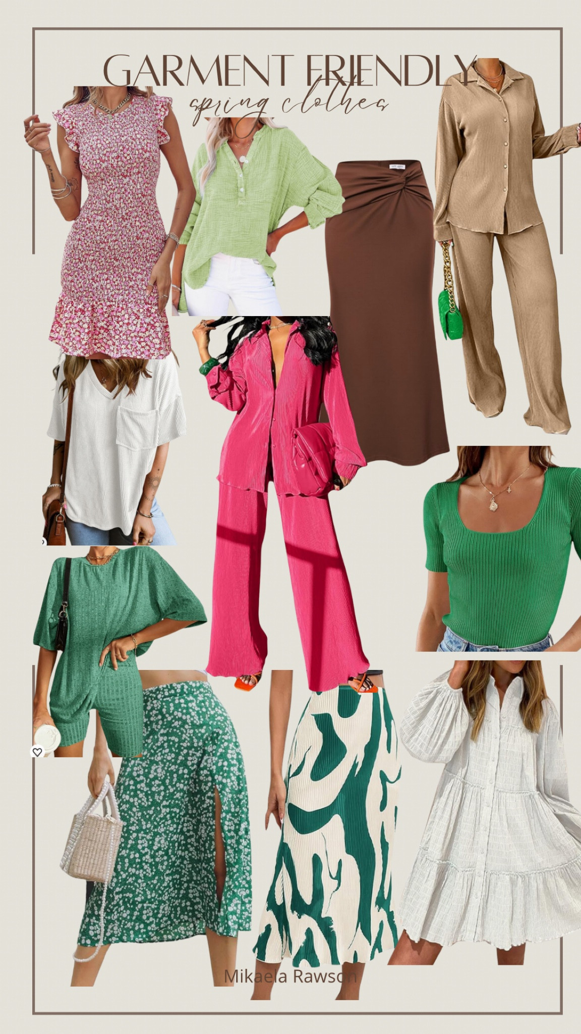 💖GARMENT FRIENDLY SPRING CLOTHES💖

#LTKbeauty #LTKstyletip #LTKSeasonal
