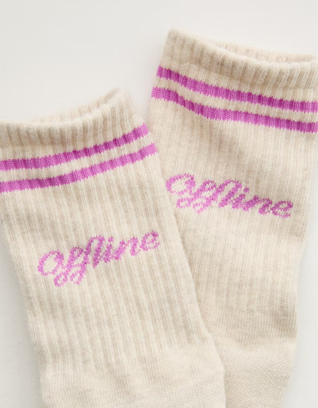 OFFLINE By Aerie Mesh Crew Socks | Aerie