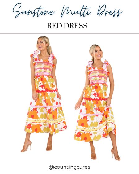Stunning colorful dress with orange, yellow, and red hues for the summer!

#multidress #floraldress #outfitidea #resortwear

#LTKFind #LTKstyletip #LTKSeasonal