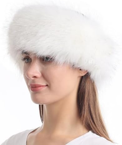 LA CARRIE Faux Fur Headband with Stretch Women's Winter Earwarmer Earmuff | Amazon (US)