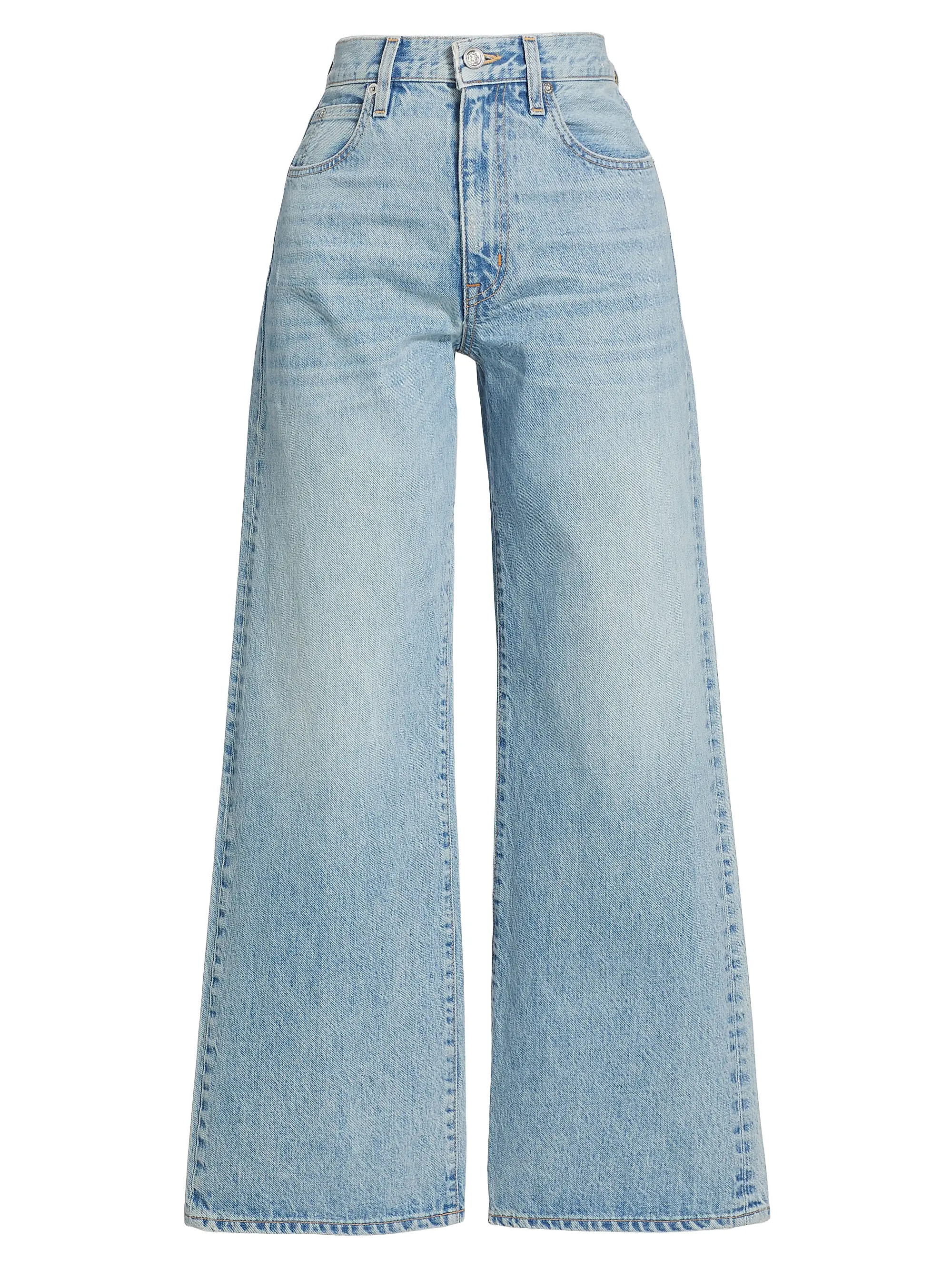 Grace Wide-Leg Ankle Jeans | Saks Fifth Avenue