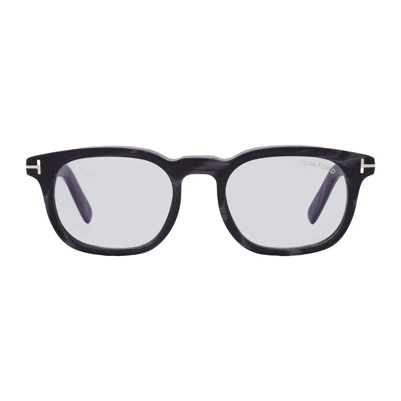 Tom Ford Square Black Horn Frame Sunglasses — Black | Italist Inc.