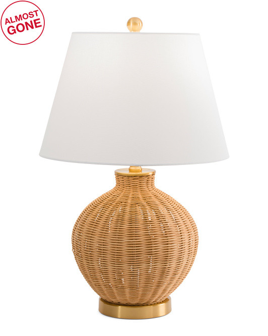 Nobuo Rattan Table Lamp | TJ Maxx