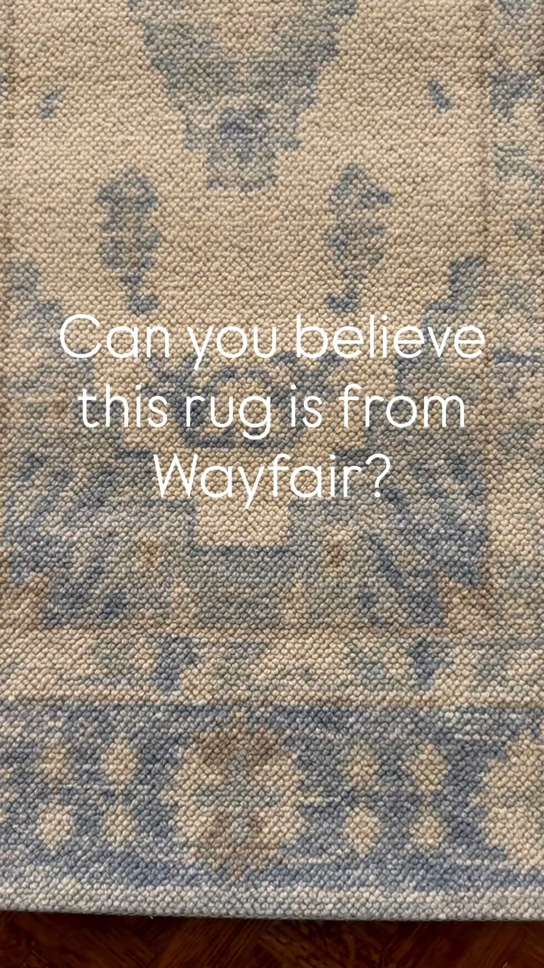 #ad Can you believe this rug is from Wayfair? The quality is incredible, and it was the perfect piece to instantly refresh my space!
 @wayfair #wayfair #wayfairpartner

#LTKdayinmylife #LTKgrwm #LTKootd
