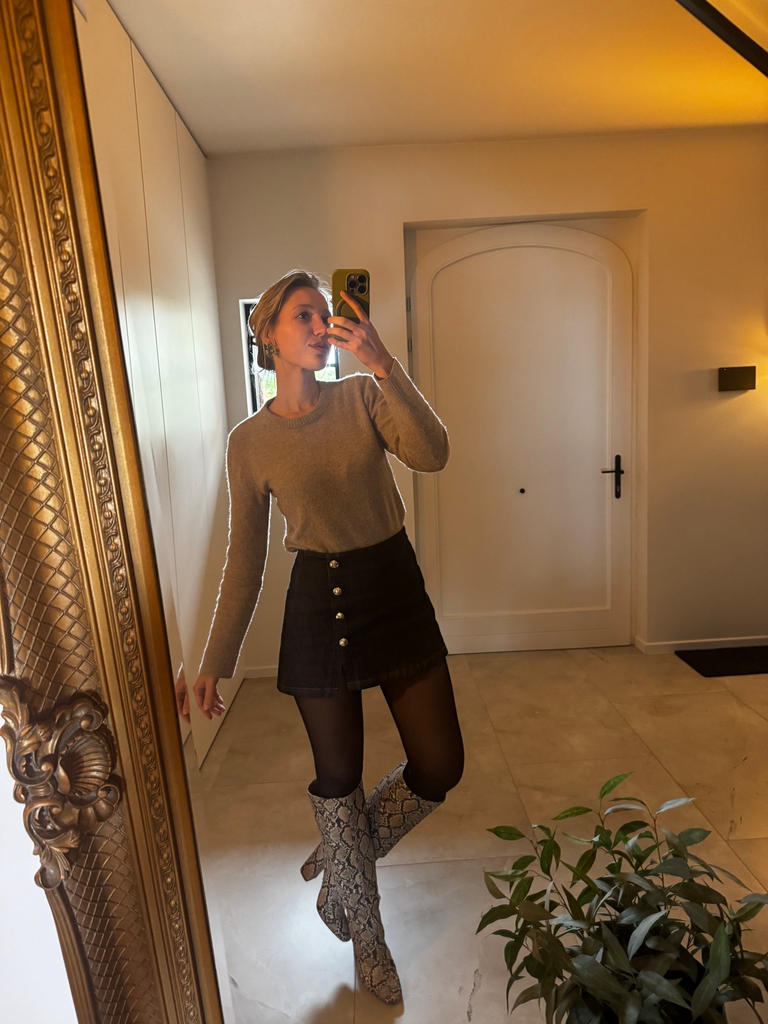 Short skirts and snake boots wearing all sizes small

#LTKootd #LTKgrwm