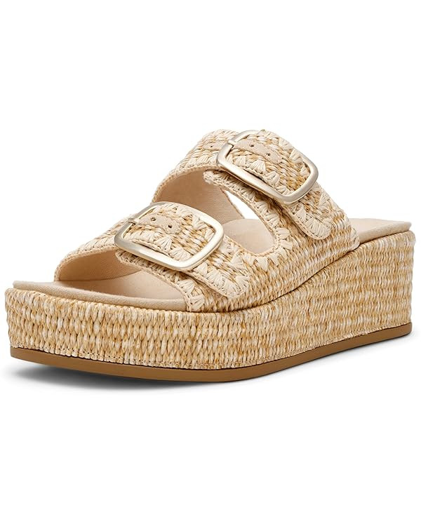Anne Klein Women's Vineyard Espadrille Wedge Sandal | Amazon (US)