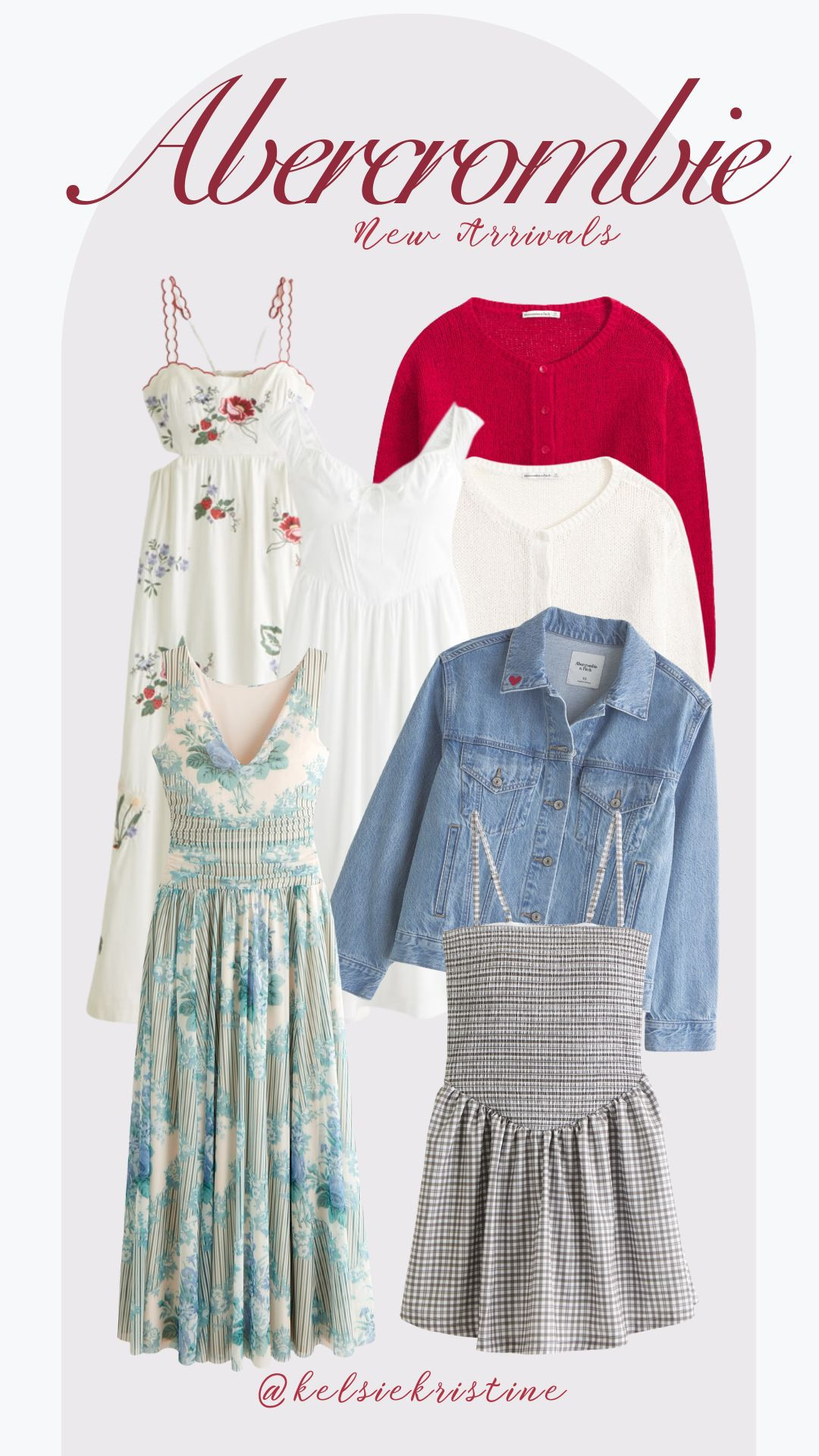 Abercrombie | New Arrivals | A&F New | New Arrivals | Mid-Size Finds | Mid-Size A&F | Dresses | Sweaters | Jean Jacket | New | Mid-Size Outfit Ideas | Mom Approved Finds | Summer Vibes | Summer Dresses |  

 #LTKootd #LTKmomlife #LTKMidsize