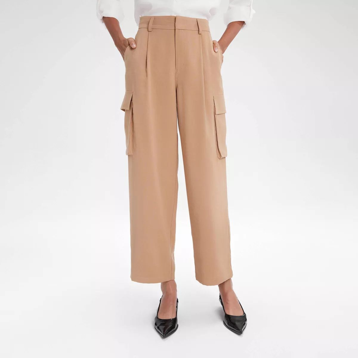 Women's High-Rise Straight Leg Cargo Pants - A New Day™ | Target