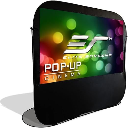 Elite Screens Pop-up Cinema Portable Outdoor Fast Folding Projector Screen Self Standing 84-inch ... | Amazon (US)
