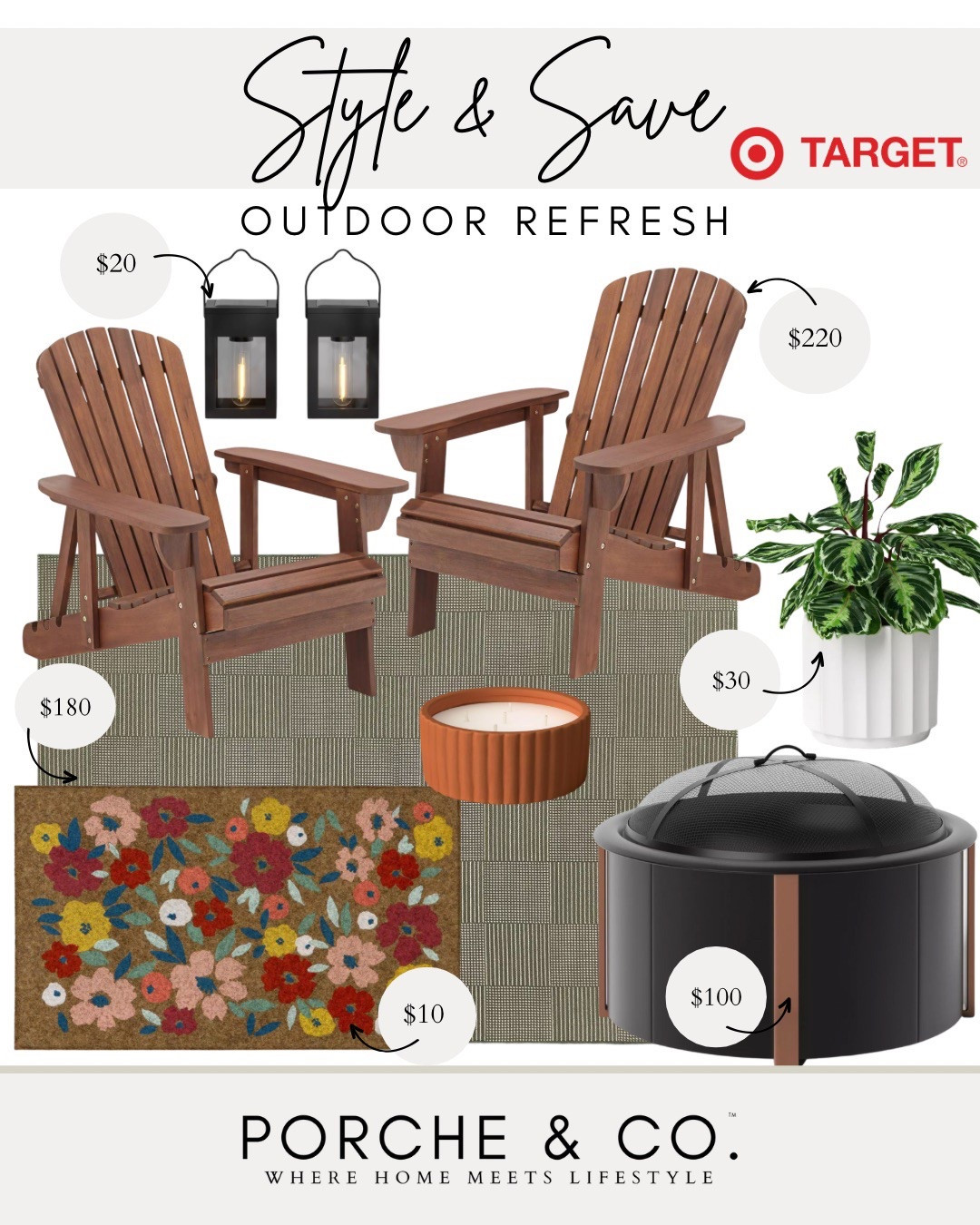 Style & Save, Target outdoor, outdoor refresh, outdoor living 
#visionboard #moodboard #porcheandco

#LTKStyleTip #LTKSeasonal #LTKHome