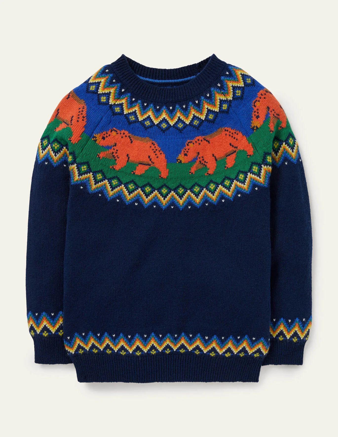 Fair Isle Crew Sweater | Boden (US)