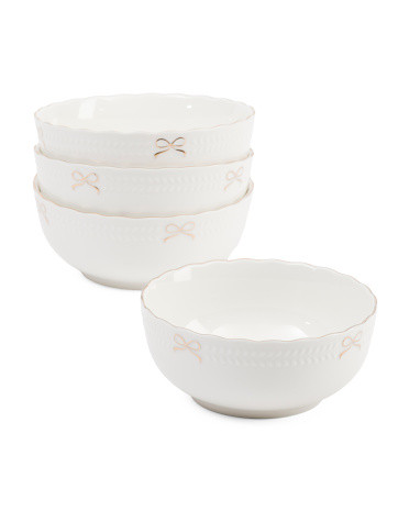 Set Of 4 Gold Tone Bow Bowls | Kitchen & Dining Room | Marshalls | Marshalls