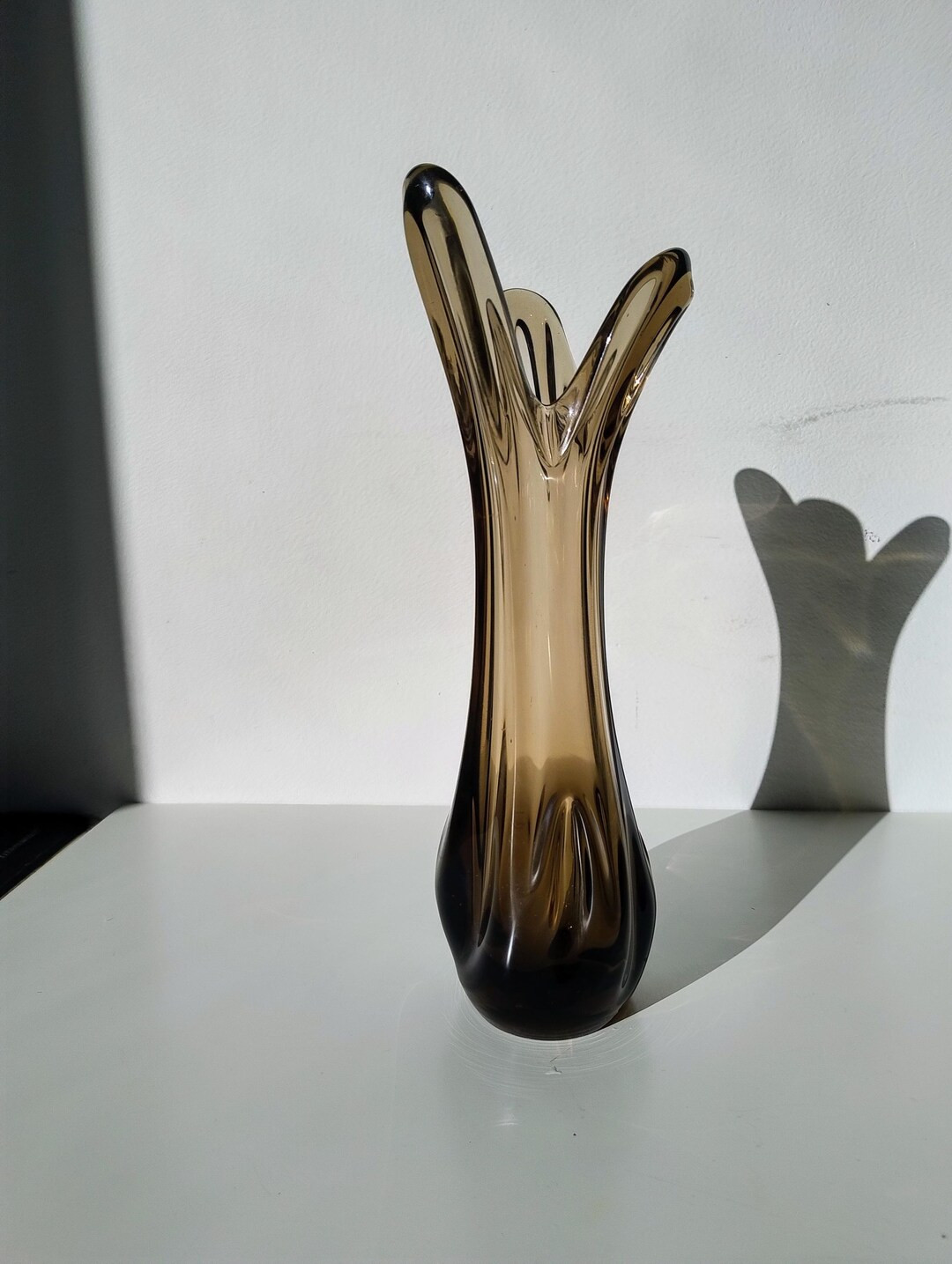 Vintage Glass Vase/mid Century Glass Vase/ by Dragan Drobnjak/space Age Glass Vase/ 1960's - Etsy | Etsy (US)