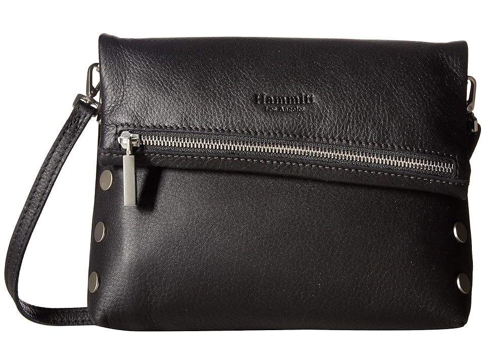Hammitt VIP (Black/Brushed Silver) Cross Body Handbags | Zappos