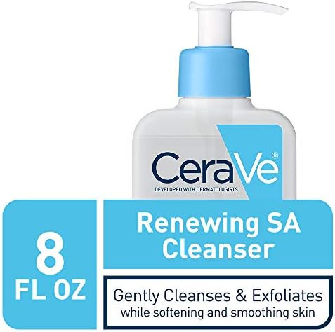 CeraVe SA Cleanser | Salicylic Acid Face Wash with Hyaluronic Acid, Niacinamide & Ceramides| BHA Exf | Amazon (US)