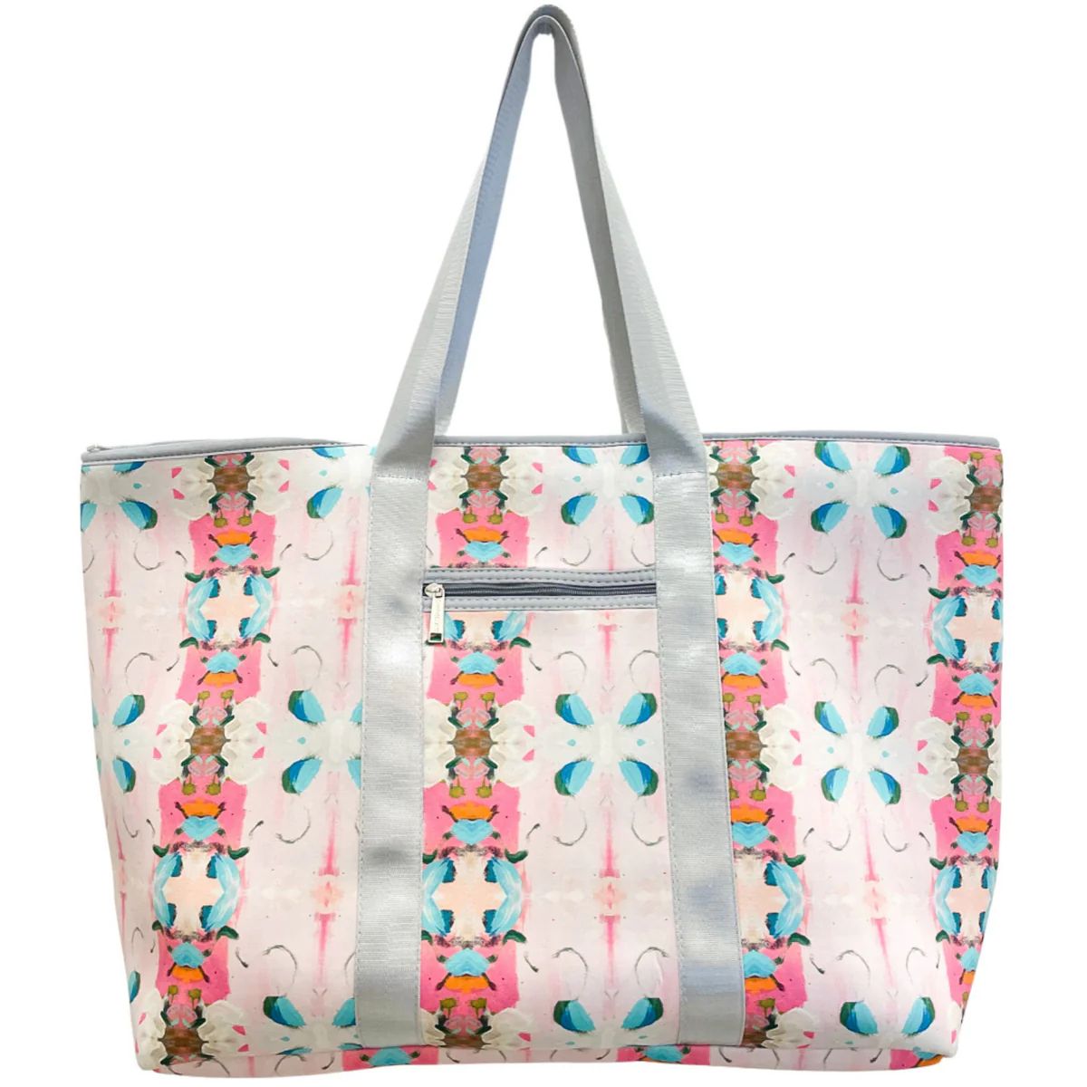 Monet's Garden Pink Neoprene Weekender Bag | Laura Park Designs
