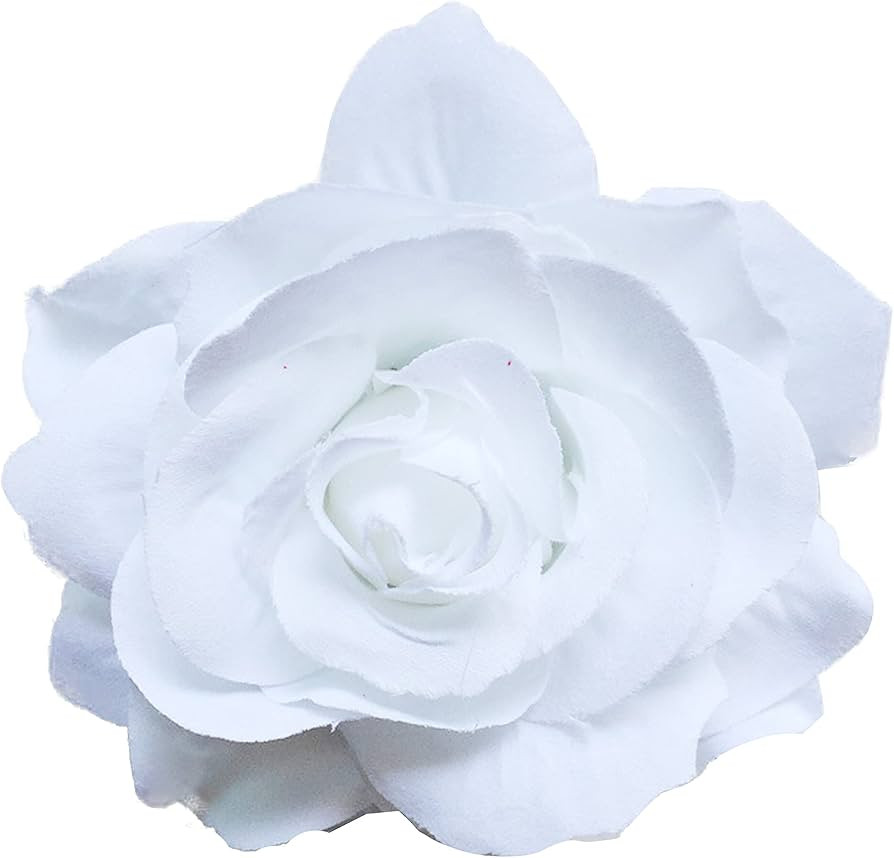 Hair Flower Clips Brooch Boutique Hair Accessories Bohemia Hairpins for Women Girls (White) 1 Cou... | Amazon (US)