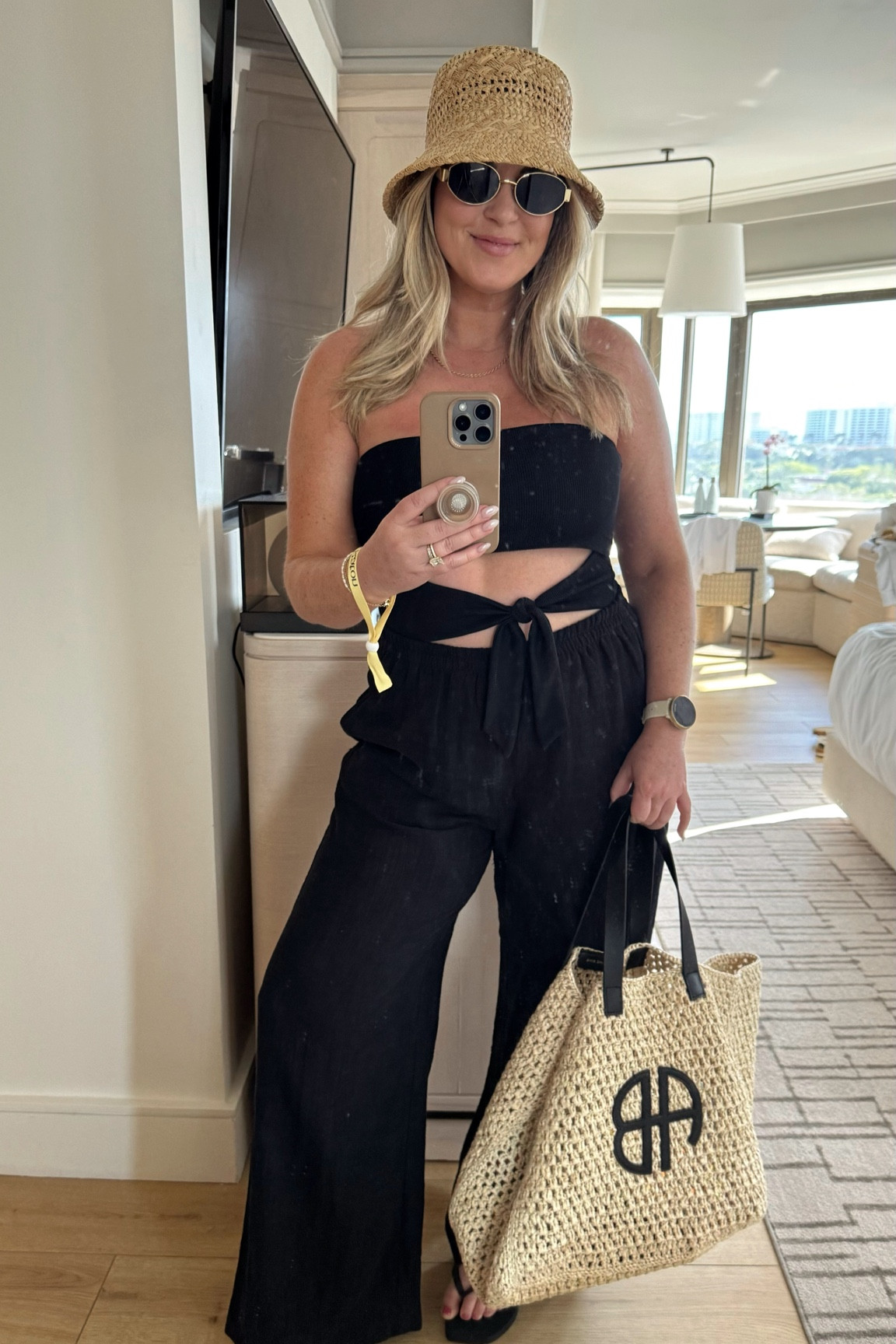 All black pool day outfit  

#LTKstyletip #LTKtravel #LTKswim