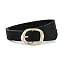 Earnda Leather Belts for Women Casual Fashion Waist Belt with Liquid Shapes Gold Buckle for Jeans... | Amazon (US)