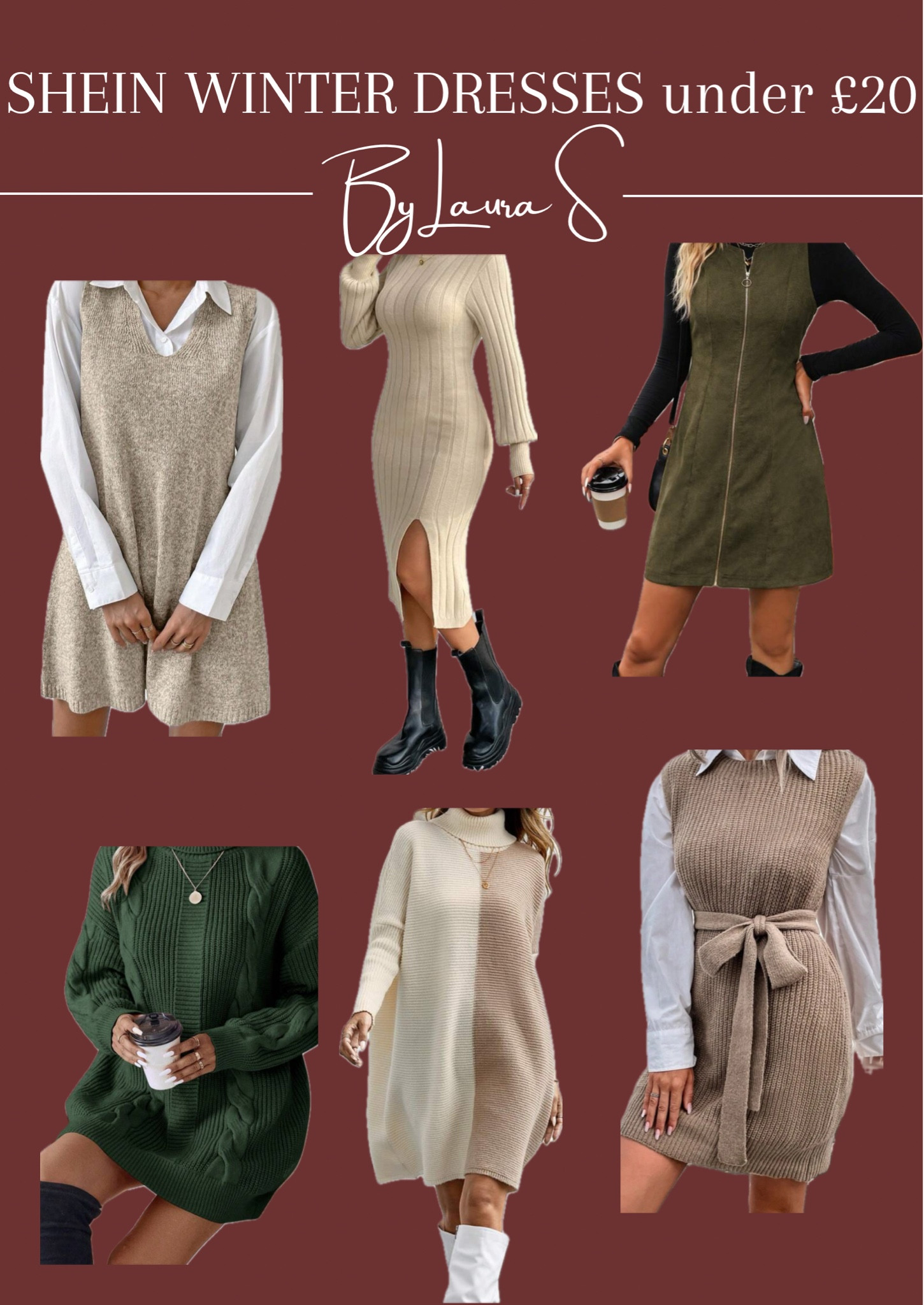 SHEIN must have winter dresses this season 🍂 ❄️ 

#LTKstyletip #LTKSeasonal #LTKfindsunder50