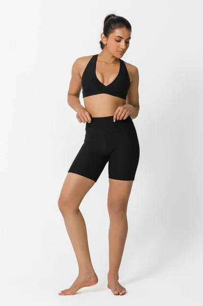 Croco Skin™ Shorts Black | Booty by Brabants
